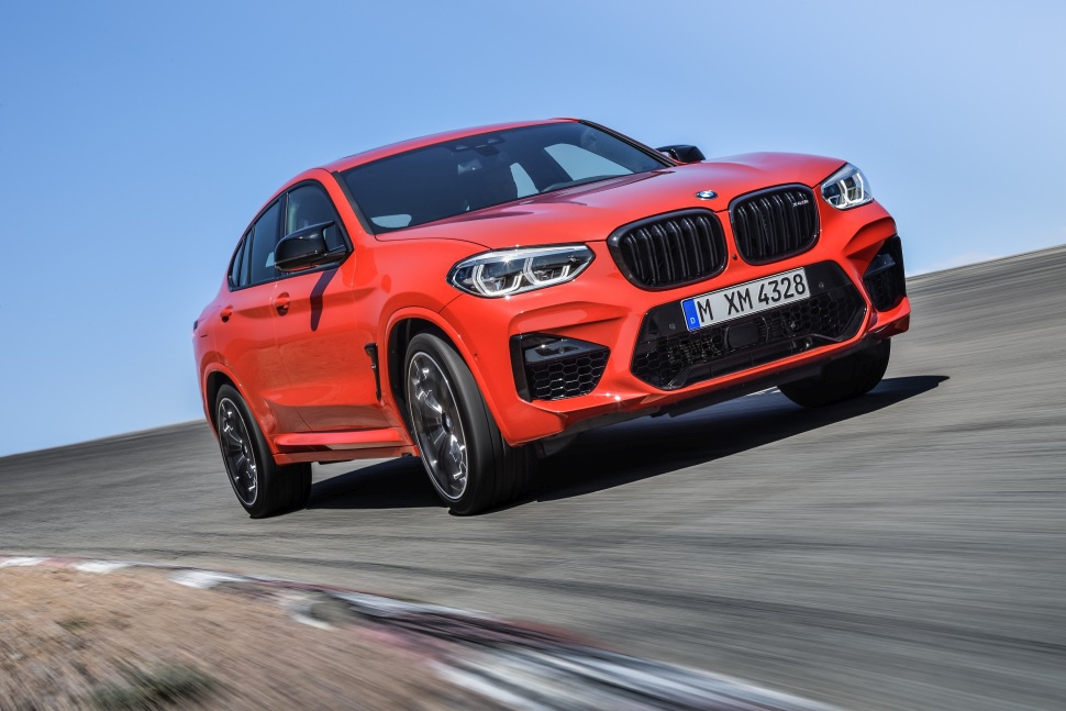 BMW X4 M technical specifications and fuel economy